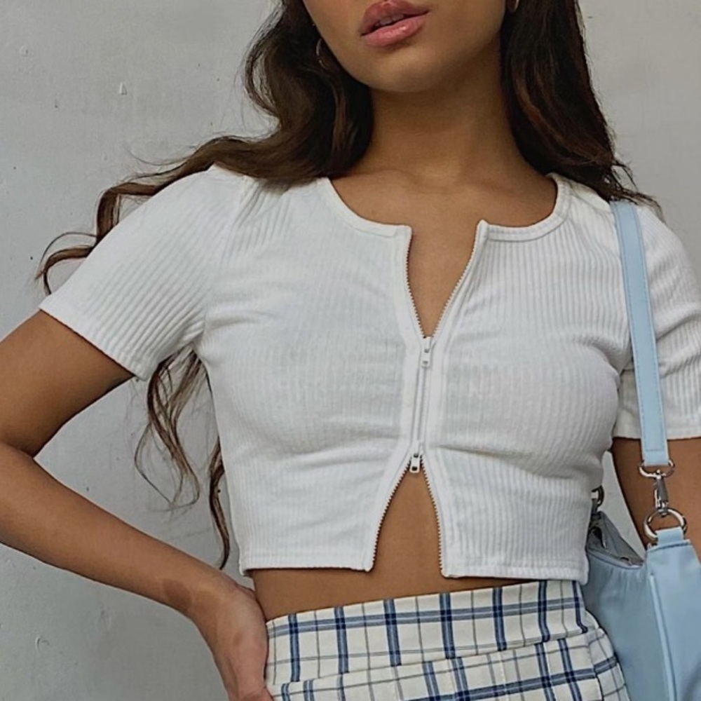 Princess Polly Lottie white top size 6